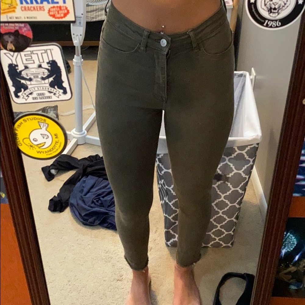 Green pants
